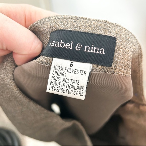 Isabel & Nina Business Professional Neutral‎ A Line Skirt 6 - Picture 7 of 7